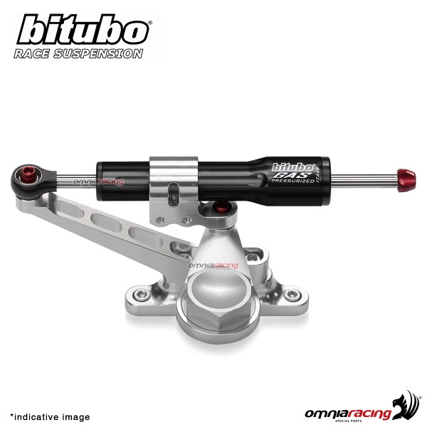 Bitubo black overtank transverse steering damper Kawasaki Ninja ZX6R 636 2019-2024