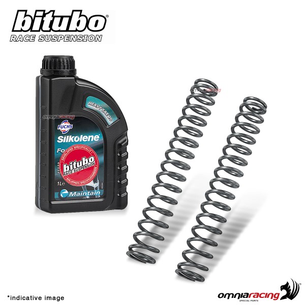 Kit molle e olio Bitubo MFORK cartucce forcella JBH K=1.00 Triumph Bonneville T120/Black 2016>2019