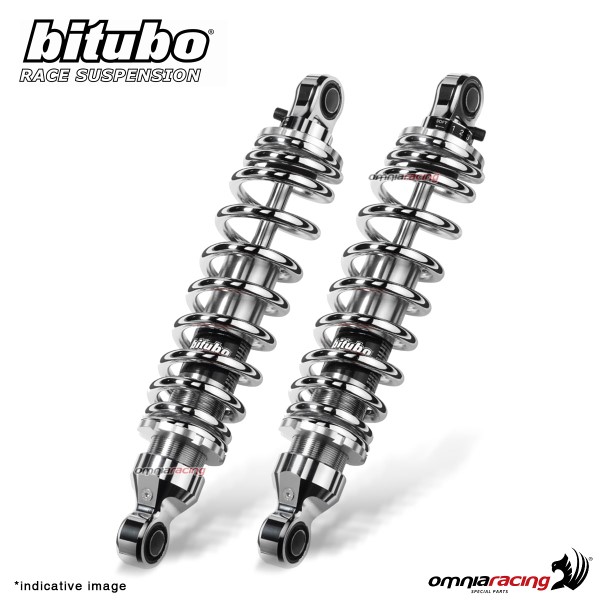 Coppia ammortizzatori Bitubo WME0 321mm cromati Suzuki TU250X 1997-2002