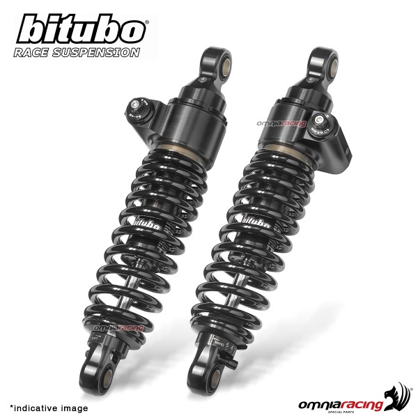 Bitubo pair of rear shock absorber WME2 for Triumph Bonneville T100 Black  2016>>