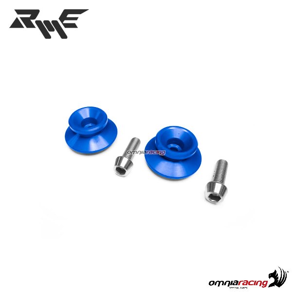 Nottolini cavalletto Robby Moto in alluminio blu misura 8mm