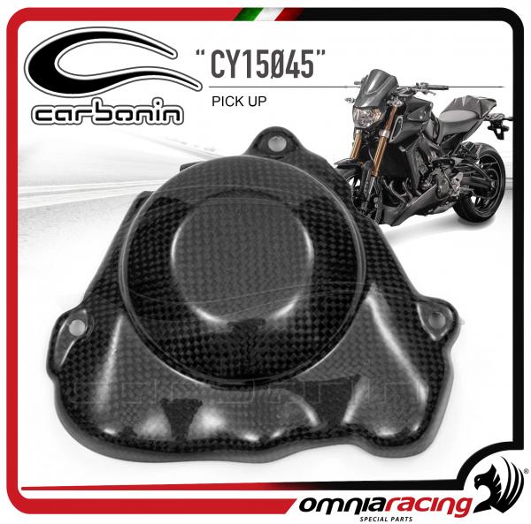 Carbonin CY15045 Protezione Carter Avviamento in fibra Carbonio Lucido Yamaha MT-09 FZ-09 2013 13