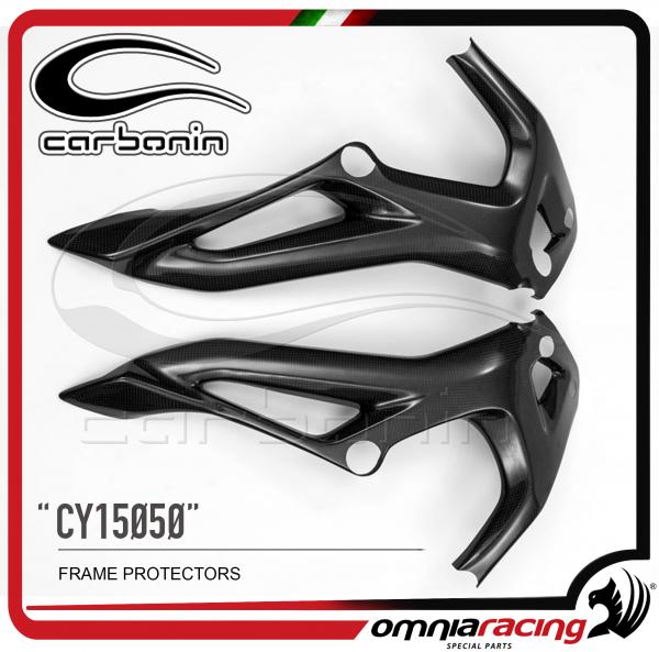 Carbonin CY15050 Protezione Telaio in Fibra di Carbonio Lucido Yamaha MT-09 / FZ-09 2013 13