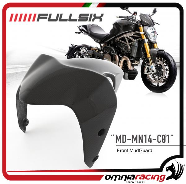 FULLSIX Parafango Anteriore in Fibra di Carbonio lucido per Ducati Monster 1200 / 821 2013 13>