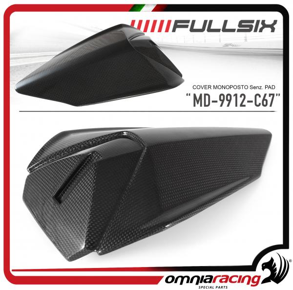 FULLSIX Cover Monoposto senza Pad in Carbonio lucido per Ducati 899 1199 Panigale 2012>