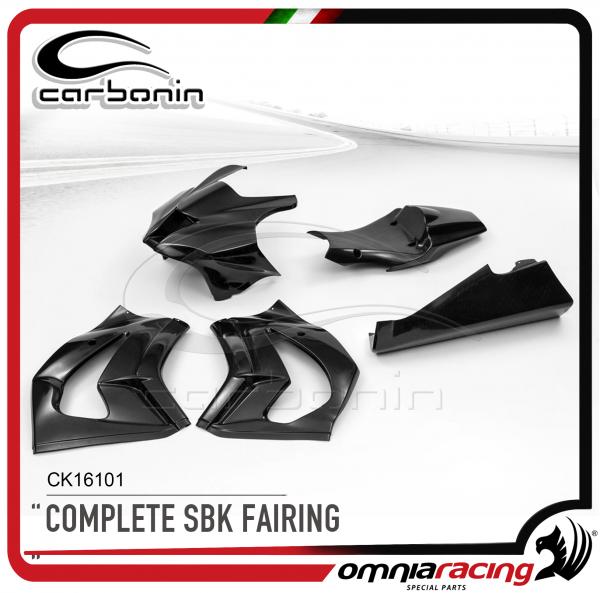 Carbonin CK16101  Carena Completa SBK in Fibra di Carbonio per Kawasaki ZX-10R Ninja 2011>2015