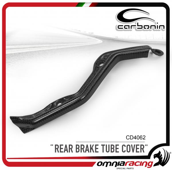 Carbonin CD4062  Rear Brake Tube Cover in Fibra di Carbonio per Ducati 1199 Panigale 2012>