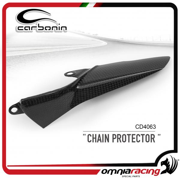 Carbonin CD4063  Paracatena Superiore Pista in Fibra di Carbonio per Ducati 1199 Panigale 2012>