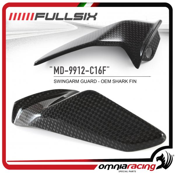 Fullsix Oem Shark Fin in Glossy Carbon Fiber for Ducati 899 1199 1299  Panigale 2012 - Md-9912-c16f