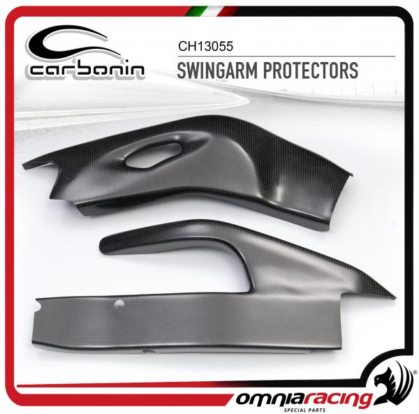 Carbonin CH13055 Swingarm Protectors in Carbon Fiber for Honda CBR1000RR /ABS 2008>2015