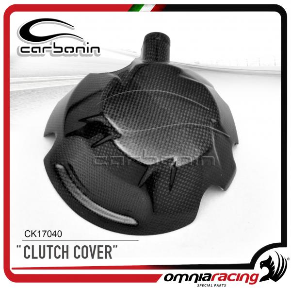 Carbonin CK17040 Coperchio Carter Frizione in Fibra di Carbonio per Kawasaki Z1000 2010>2013