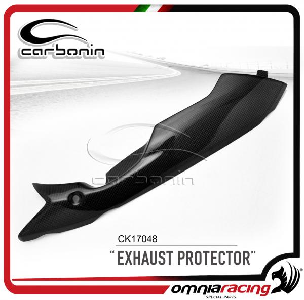 Carbonin CK17048 Protezione Scarico in Fibra di Carbonio per Kawasaki Z1000 2010>2013