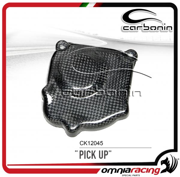 Carbonin CK12045 Coperchio Carter Avviamento in Fibra di Carbonio per Kawasaki Z750 2007>2008