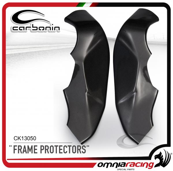 Carbonin CK13050 Frame Protectors in Carbon Fiber for Kawasaki ZX-10R Ninja 2008>2010