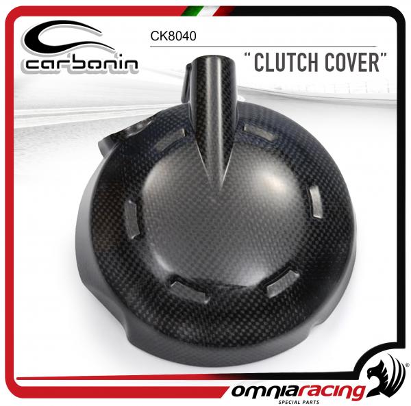 Carbonin Coperchio Carter Frizione in Fibra di Carbonio per Kawasaki ZX-6R Ninja 2005>2006