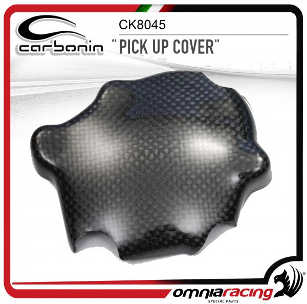 Carbonin Coperchio Carter Avviamento in Fibra di Carbonio per Kawasaki ZX-6R Ninja 2005>2006
