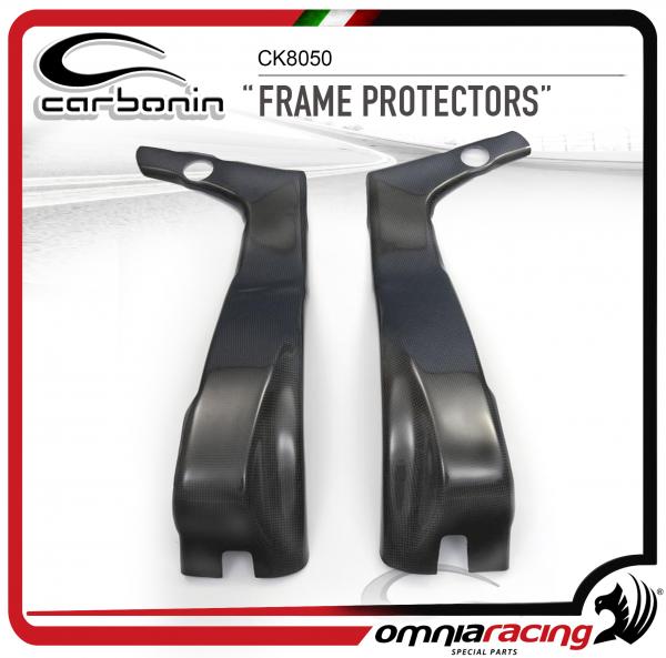 Carbonin Protezioni Telaio / Paratelaio in Fibra di Carbonio per Kawasaki ZX-6R Ninja 2005>2006