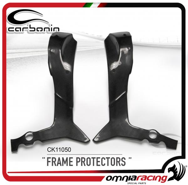 Carbonin CK11050  Protezioni Telaio / Paratelaio in Fibra di Carbonio per Kawasaki ZX-6R Ninja 2007>