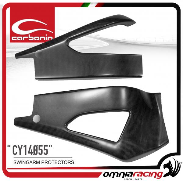 Carbonin CY14055  Protezioni Forcellone in Fibra di Carbonio per Yamaha YZF 1000 R1 2009>2014