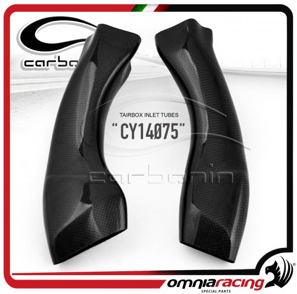 Carbonin CY14075  Condotti Aria SBK in Fibra di Carbonio per Yamaha YZF 1000 R1 2009>2014
