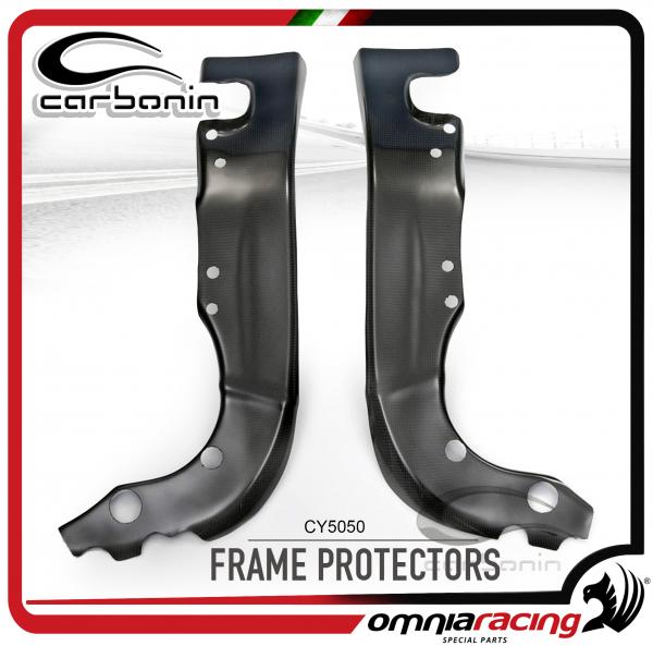 Carbonin CY5050 Frame Cover Protection in Carbon Fiber for Yamaha YZF 1000 R1 2004>2006