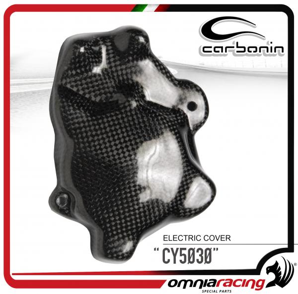 Carbonin CY5030 Coperchio Carter Alternatore in Fibra di Carbonio per Yamaha YZF 1000 R1 2004>2008