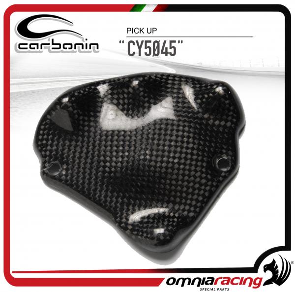 Carbonin CY5045  Coperchio Carter Pick Up in Fibra di Carbonio per Yamaha YZF 1000 R1 2004>2008
