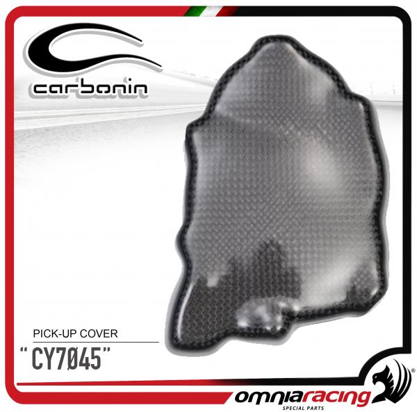 Carbonin CY7045 Coperchio Carter Pick-UP /Avviamento in Fibra di Carbonio per Yamaha YZF R6 06>15