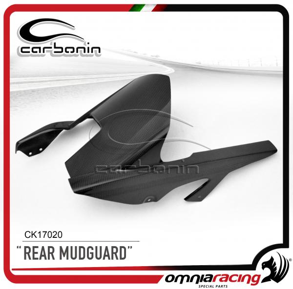Carbonin CK17020  Parafango Posteriore in Fibra di Carbonio per Kawasaki Z1000 2010>2013