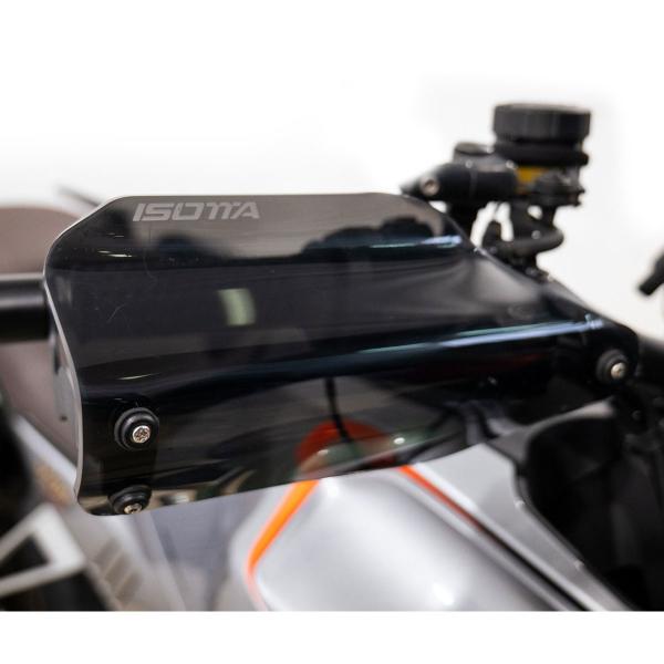 Coppia paramani Isotta Fume scuro Moto Guzzi Mandello 1000S 2023-2024