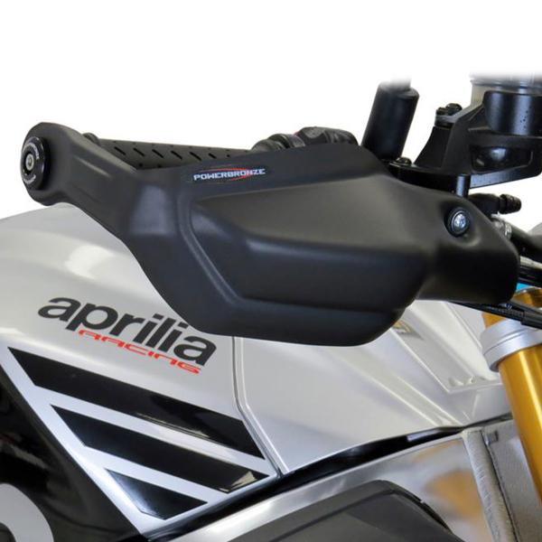 Coppia paramani PowerBronze nero opaco Aprilia Tuono V4 1100 / Factory 2015-2016