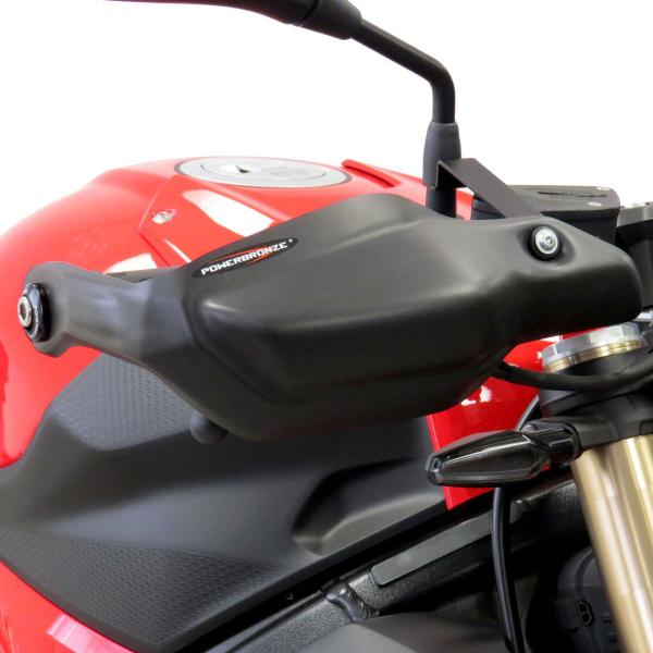 Coppia paramani PowerBronze nero opaco BMW S1000R 2021-2024