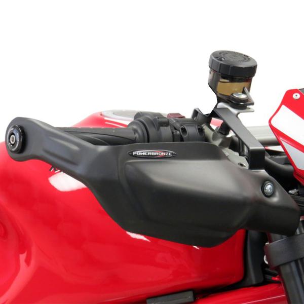 Coppia paramani PowerBronze nero opaco Ducati Monster 1200 R 2016-2019