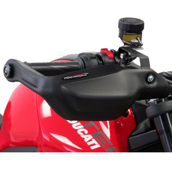 Coppia paramani PowerBronze nero opaco Ducati Monster 937 / Plus 2021-2024