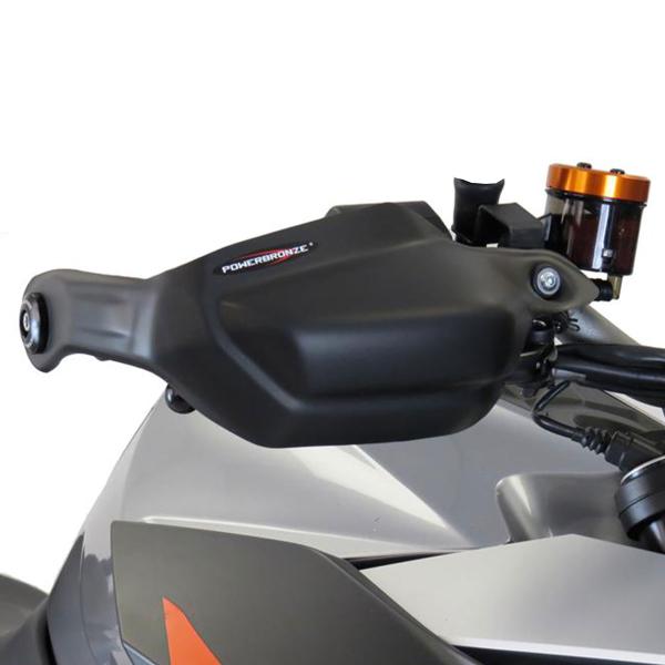 Coppia paramani PowerBronze nero opaco KTM SuperDuke 1290GT 2016-2018
