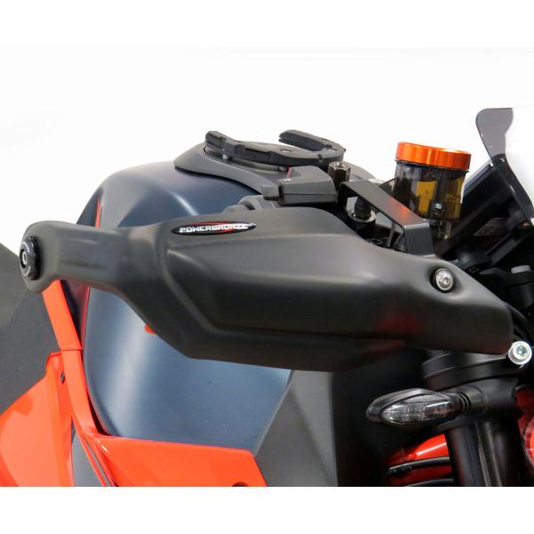 Coppia paramani PowerBronze nero opaco KTM SuperDuke 1290R/RR 2020-2024