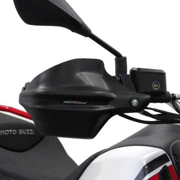 Coppia paramani PowerBronze nero opaco Moto Guzzi V85TT / Travel 2019-2024