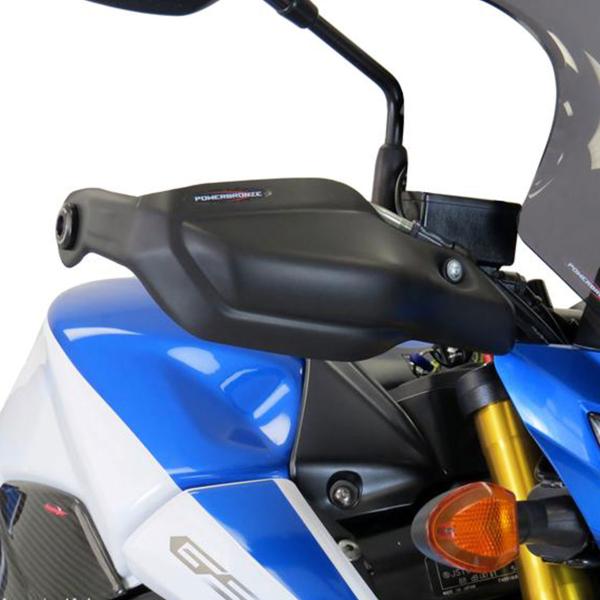 Coppia paramani PowerBronze nero opaco Suzuki GSR750 2011-2016