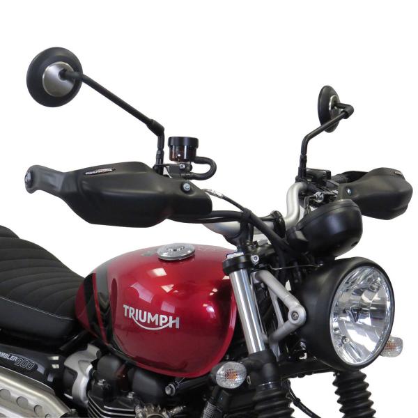 Coppia paramani PowerBronze nero opaco Triumph Scrambler 900 2023-2024