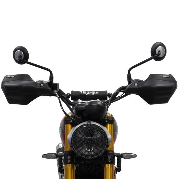 Coppia paramani PowerBronze nero opaco Triumph Scrambler 400X 2024