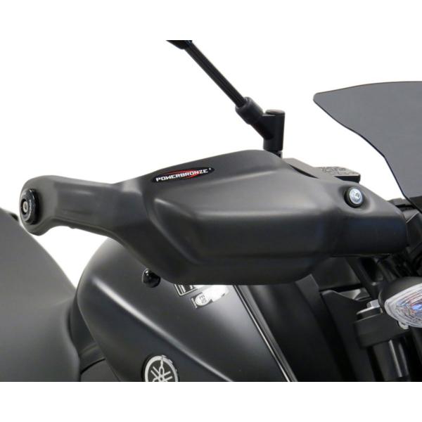 Coppia paramani PowerBronze nero opaco Yamaha MT125 ABS 2020-2024