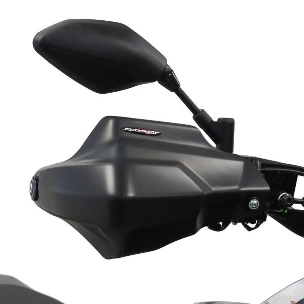Coppia paramani PowerBronze nero opaco Yamaha Tenere 700 Rally Edition 2020-2024