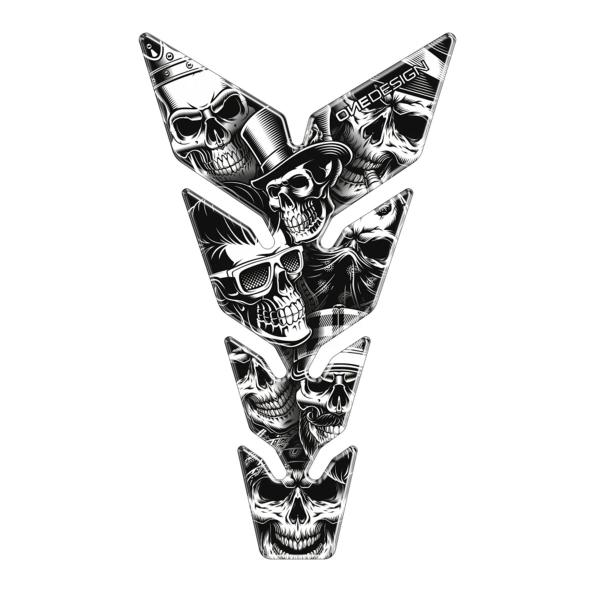 Puig Skull Party Black and White Tank Pad