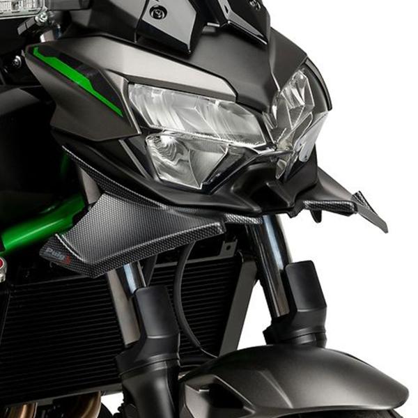 Ali laterali Puig Carbon Look Kawasaki Z650 2021-2025