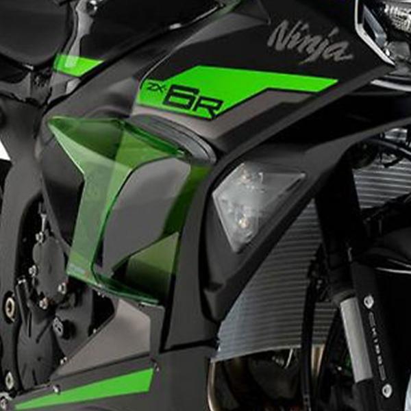 Ali laterali Puig Verdi Kawasaki Ninja ZX6R 2024-2025