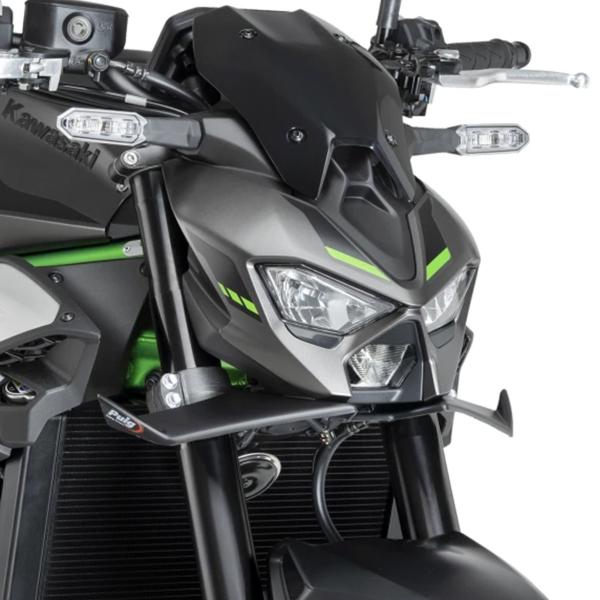 Ali frontali Puig Carbon Look Kawasaki Z900 2025