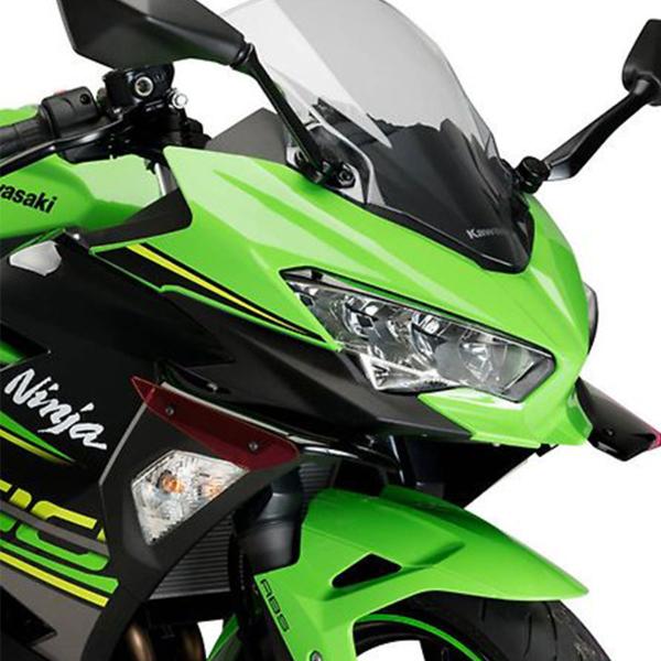 Ali laterali Puig Nero/Rosso Kawasaki Ninja 400 2018-2025