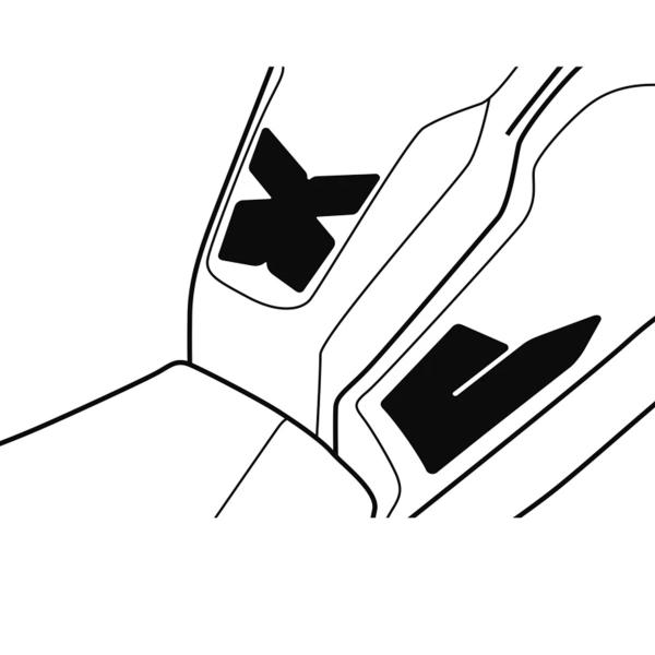 Puig Carbon Look Specific Tank Pad BMW F850GS Adventure 2018-2024