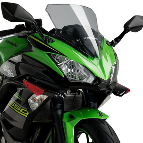 Ali laterali Puig Nero/Rosso Kawasaki Ninja 650 2017-2019