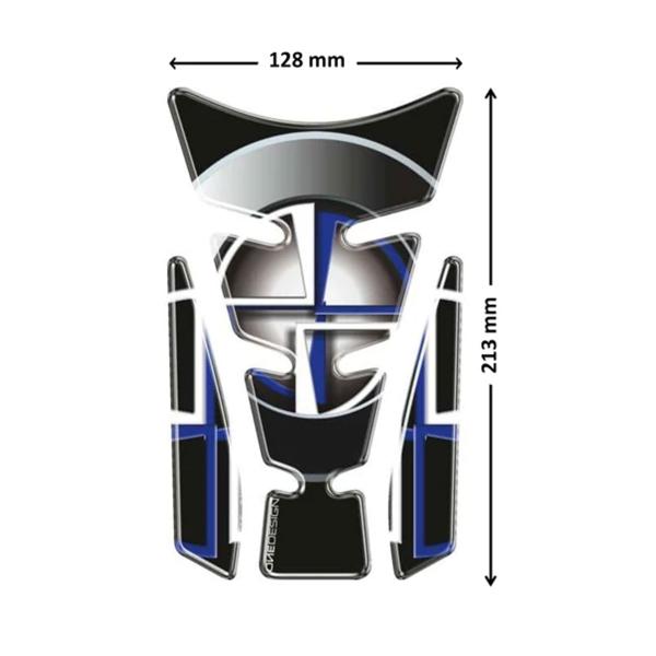 Puig Graphic Black/Blue Tank Pad